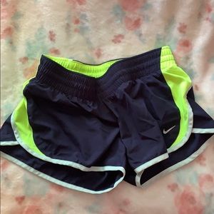 New Navy Nike running workout shorts